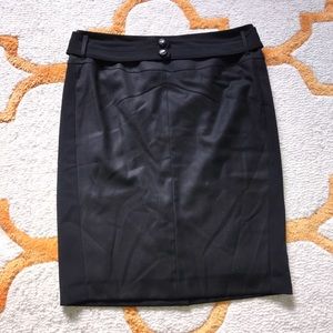 Black Compagnia Italiana Fitted Skirt